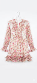 Gizia Floral Chiffon Mini Dress