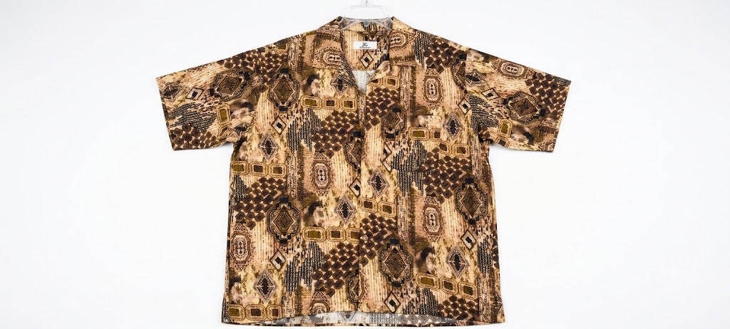 Madiba-Style Ethnic Print Short-Sleeve Cuban Collar Shirt