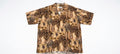 Madiba-Style Ethnic Print Short-Sleeve Cuban Collar Shirt