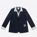 DEDOEE Navy Blue Blazer