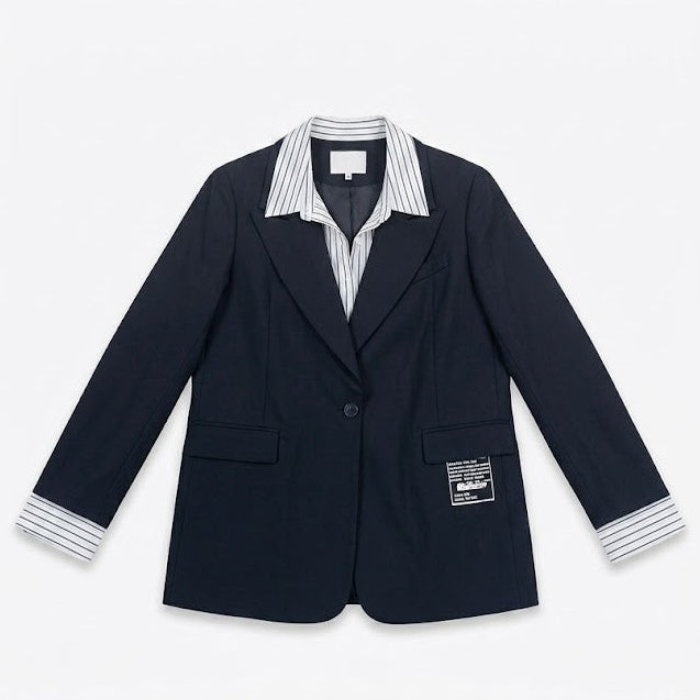 DEDOEE Navy Blue Blazer