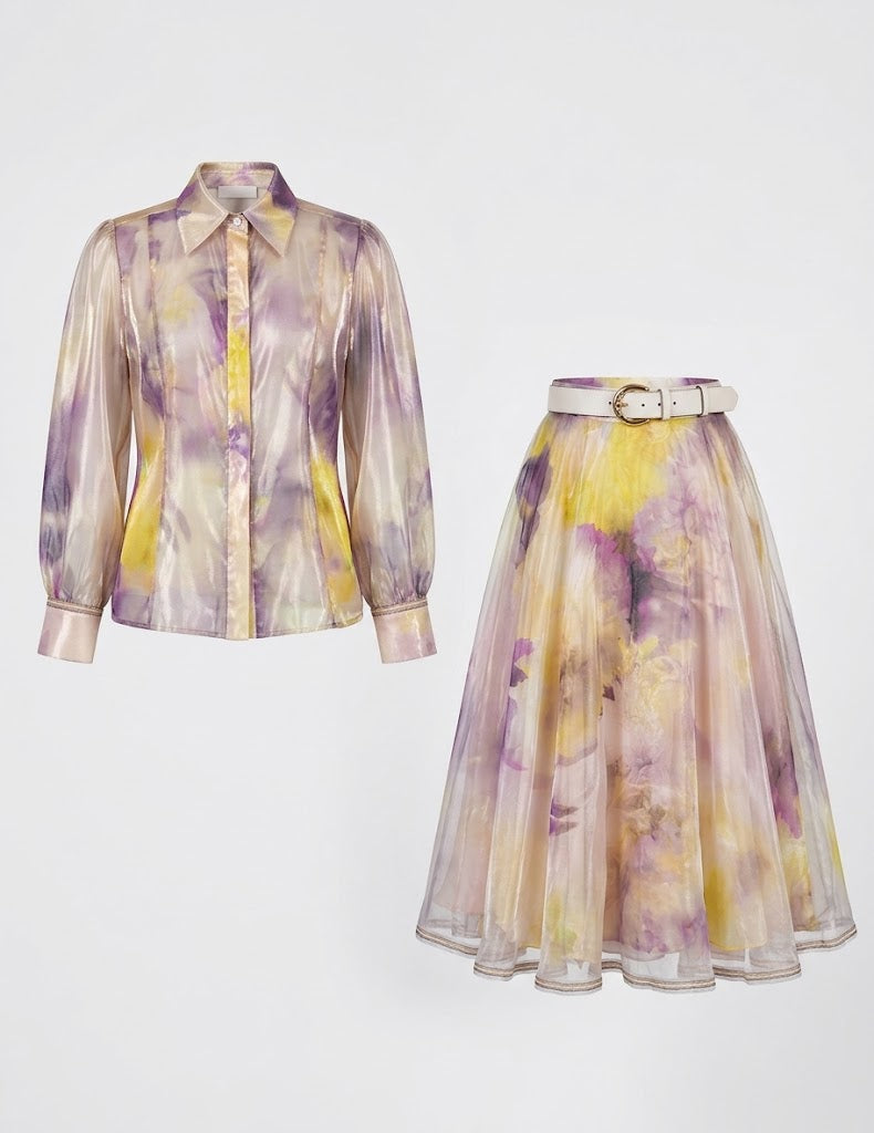 Polen Poe Yellow Floral 2-Piece Set