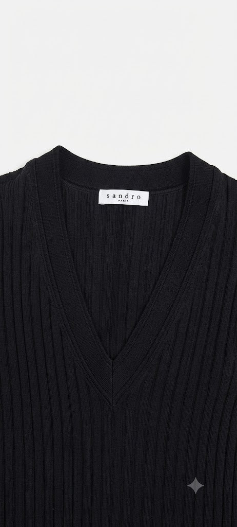 Sandro Black Dress