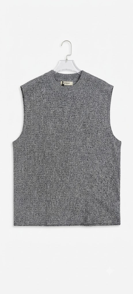 Suuyee Gray Vest Tee