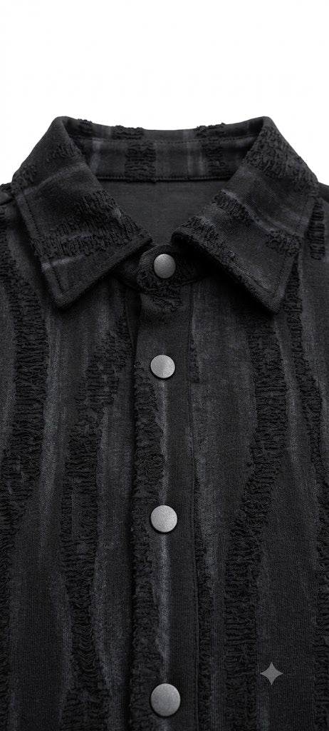 Toprichman Two-Toned Black T-shirt