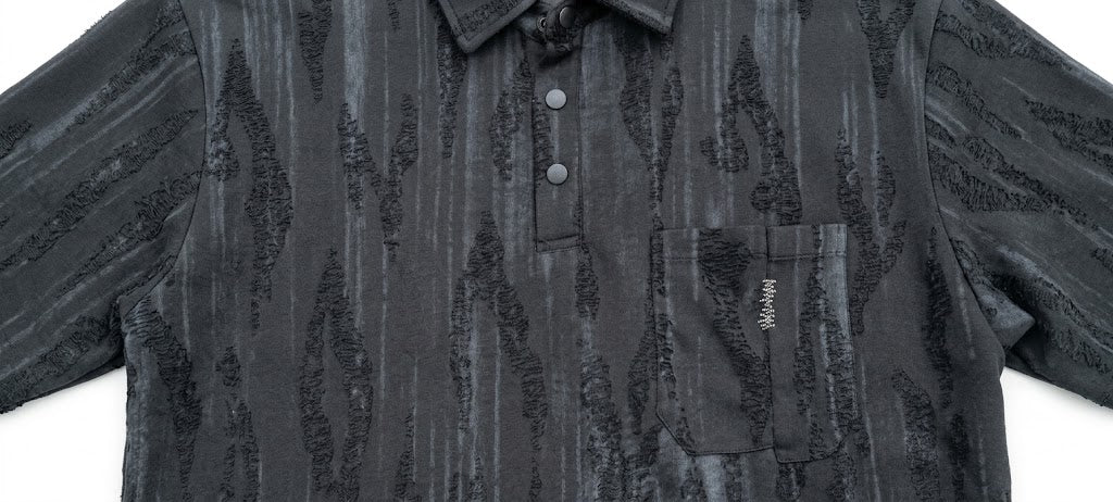 Toprichman Two-Toned Black T-shirt