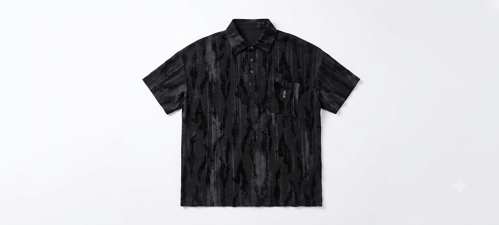 Toprichman Two-Toned Black T-shirt